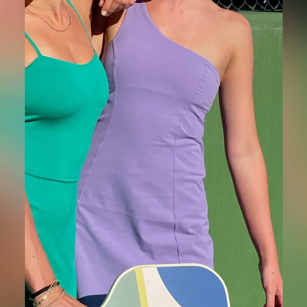 Outdoor Voices One Shoulder Purple Exercise Dress Size XS
